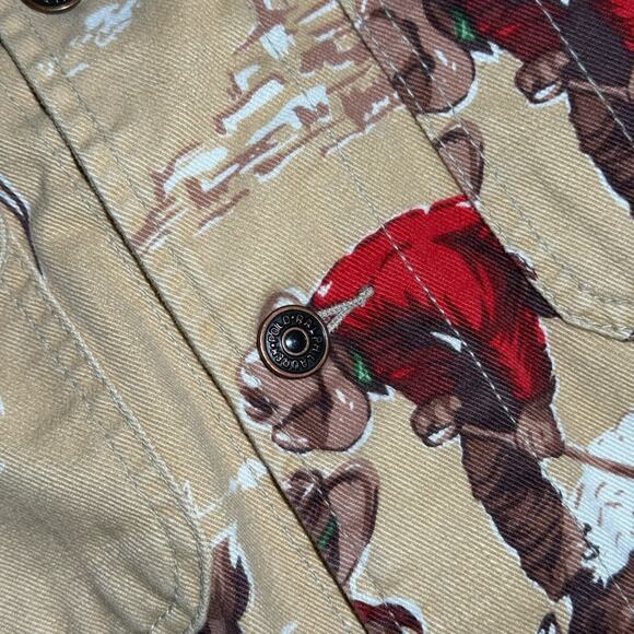 Ralph Lauren Beige Western cowboy Print Jacket - Picture 13 of 13